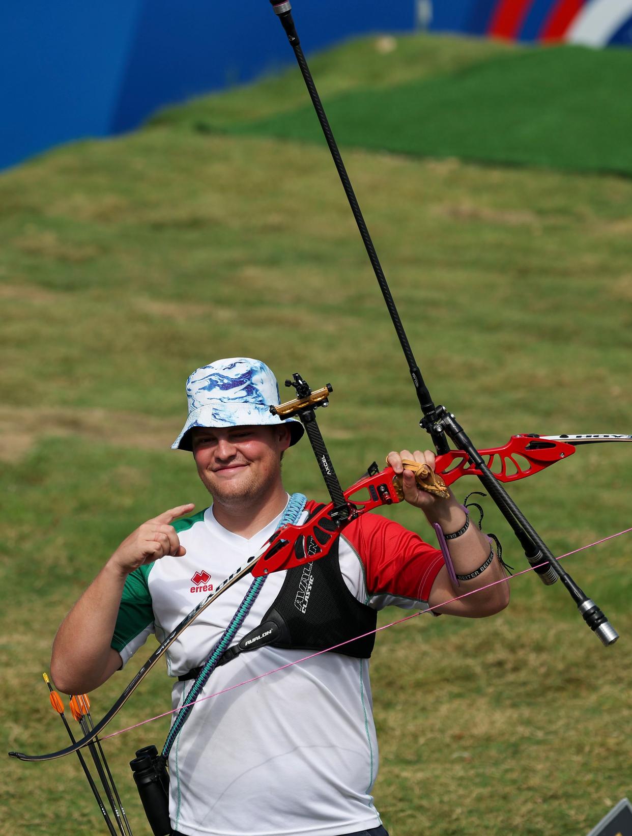 PG电子试玩-比利时射箭选手稳定发挥,射中目标